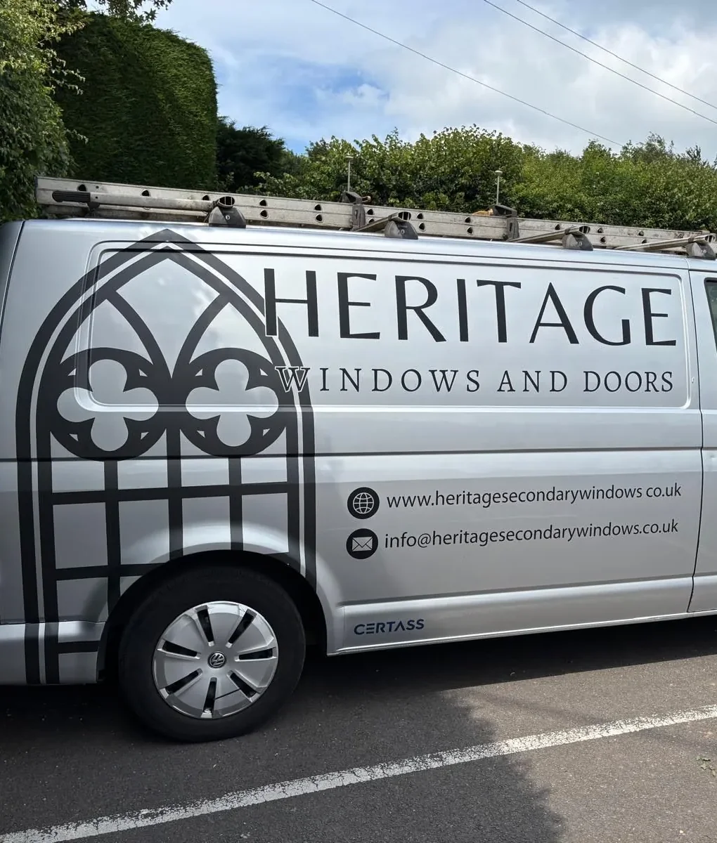Heritage Windows and Doors liveried van