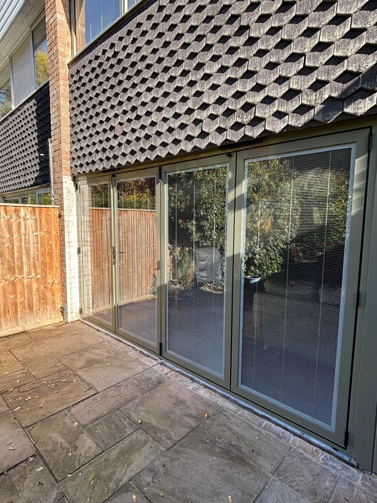 bi-fold door installation by Heritage Windows and Doors in the West Midlands