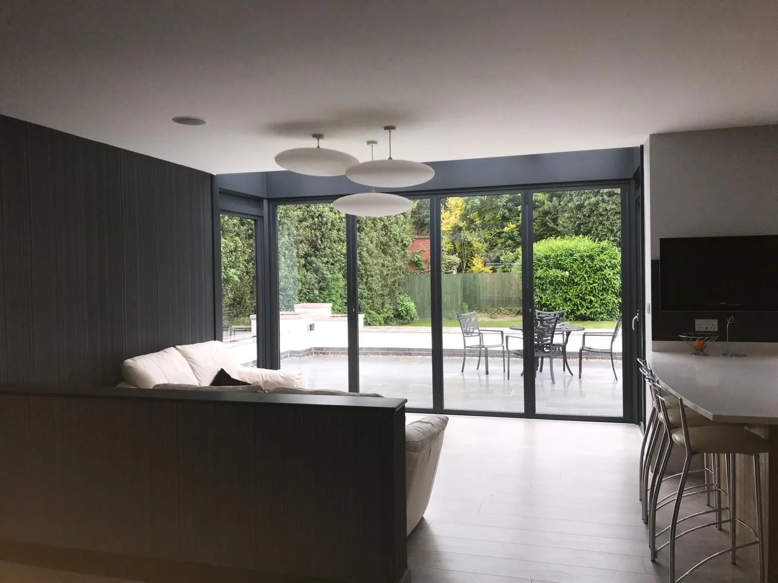 Bi-fold door installation by Heritage Windows and Doors in the West Midlands