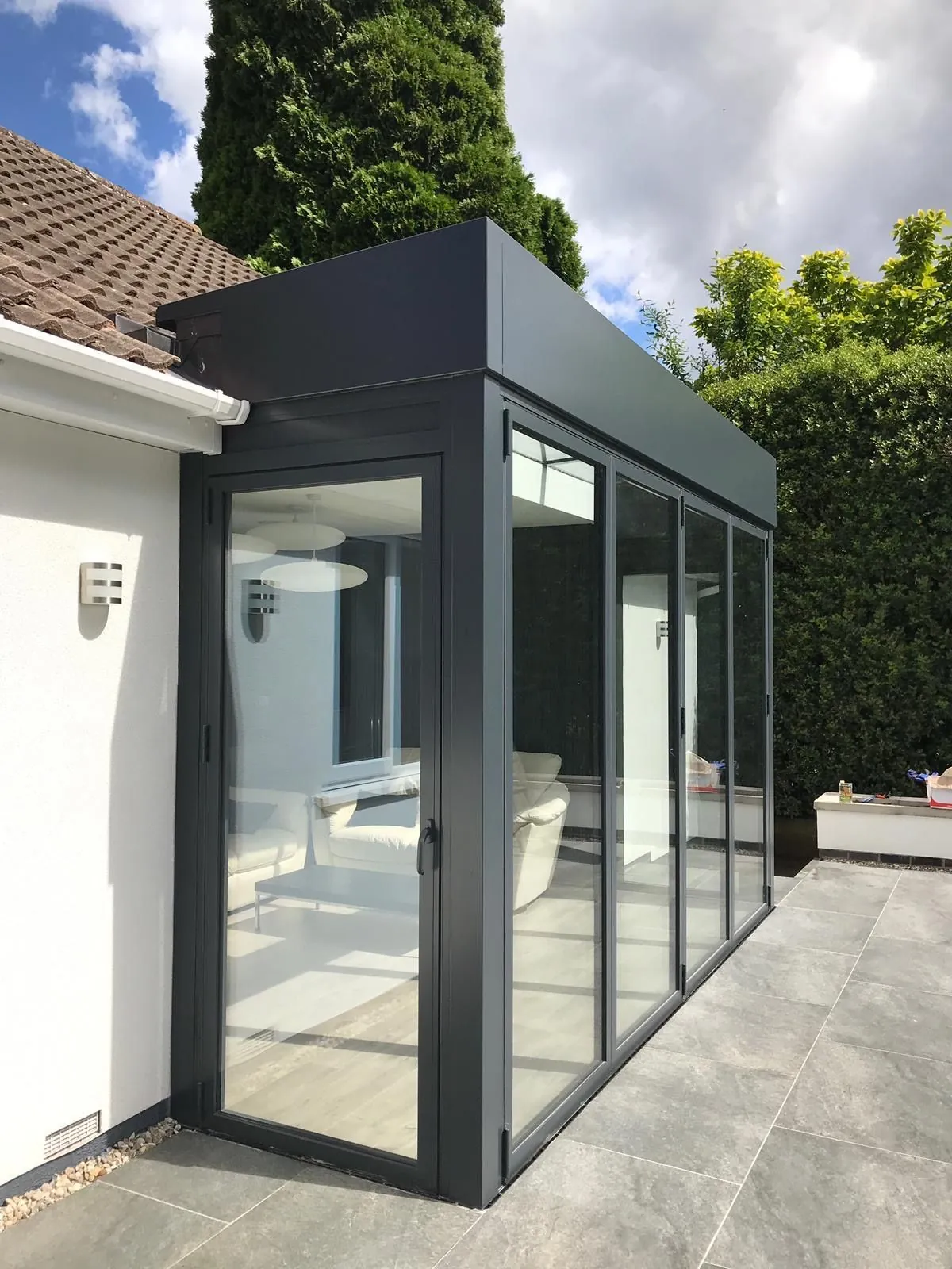 Bi-fold door installation by Heritage Windows and Doors in the West Midlands
