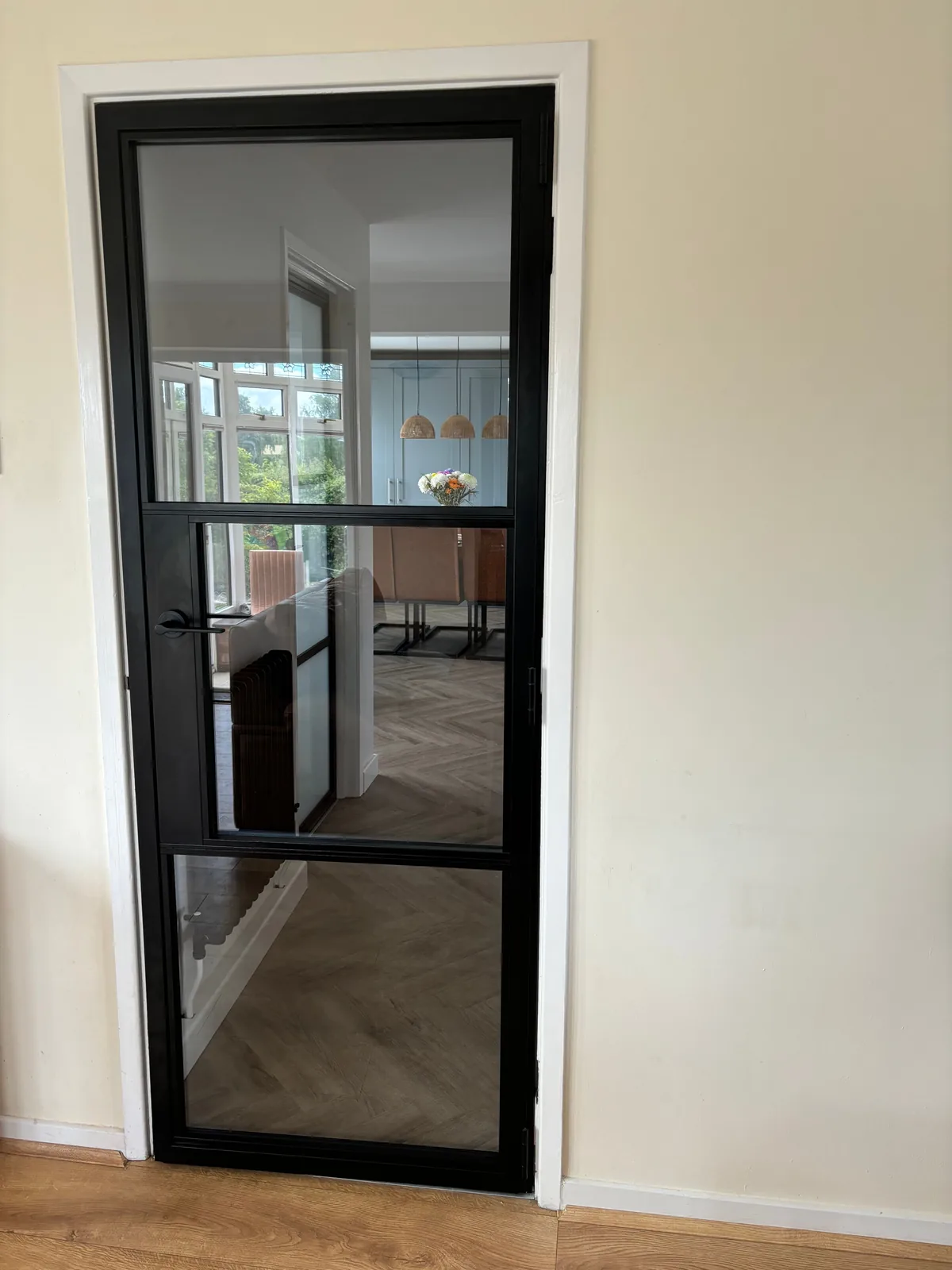 The dining room door square on, by Heritage Windows and Doors in the West Midlands