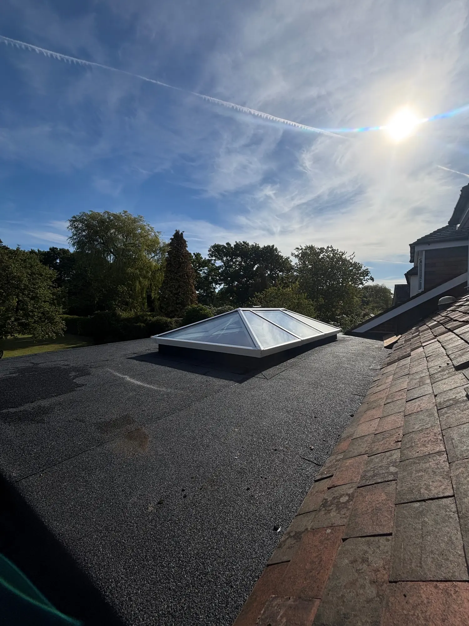 roof lantern and skylight installation by Heritage Windows and Doors in the West Midlands