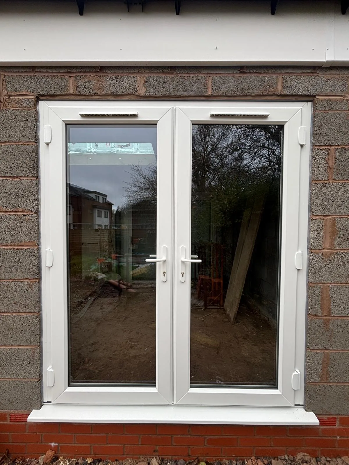 uPVC door installation by Heritage Windows and Doors in the West Midlands